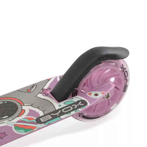 MIRACLE-Rolle aus Aluminium, 2 Räder, bis 50 kg, PINK