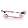 MIRACLE-Rolle aus Aluminium, 2 Räder, bis 50 kg, PINK
