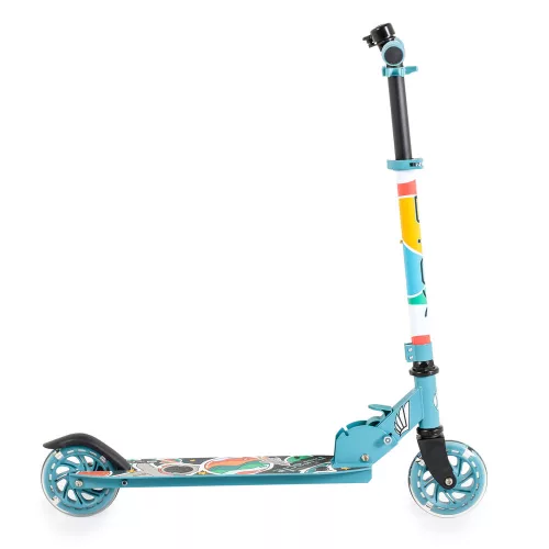 MIRACLE Scooter aus Aluminium, 2 Räder, bis 50 kg, BLAU