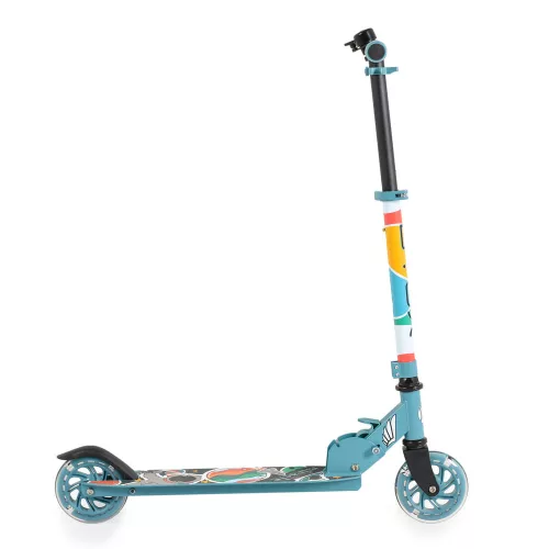MIRACLE Scooter aus Aluminium, 2 Räder, bis 50 kg, BLAU