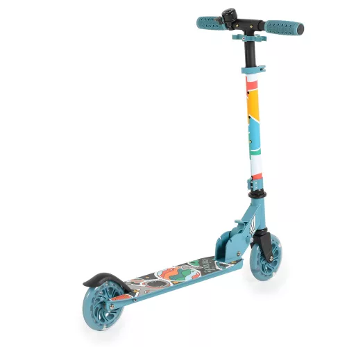 MIRACLE Scooter aus Aluminium, 2 Räder, bis 50 kg, BLAU