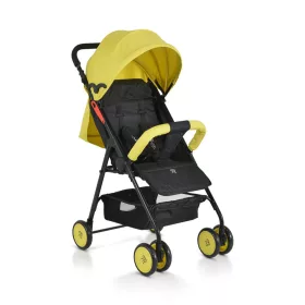 MONI Capri Kinderwagen Sommer Doppel-Vorderrad gelb