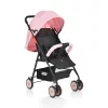 MONI Capri Kinderwagen Sommer Doppel-Vorderrad rosa
