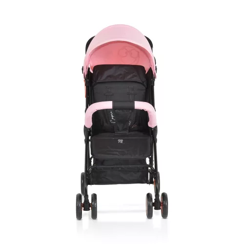 MONI Capri Kinderwagen Sommer Doppel-Vorderrad rosa