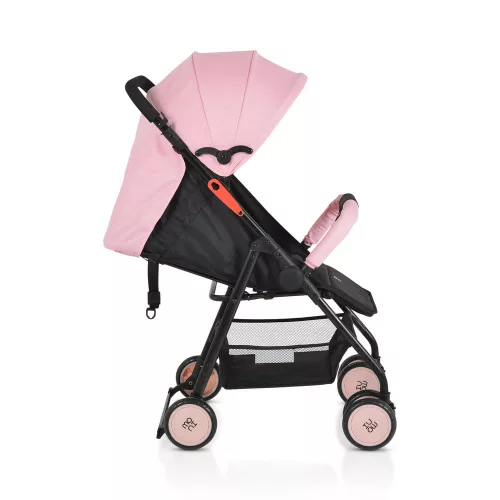 MONI Capri Kinderwagen Sommer Doppel-Vorderrad rosa