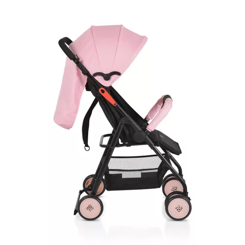 MONI Capri Kinderwagen Sommer Doppel-Vorderrad rosa