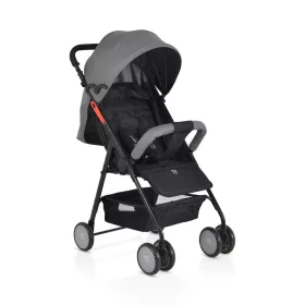 MONI Capri Kinderwagen Sommer Doppel-Vorderrad grau