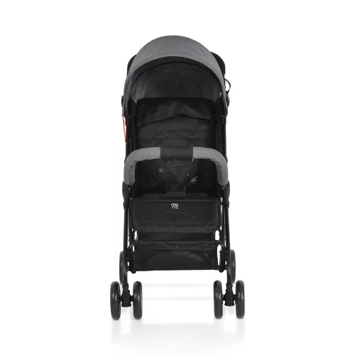 MONI Capri Kinderwagen Sommer Doppel-Vorderrad grau