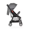 MONI Capri Kinderwagen Sommer Doppel-Vorderrad grau