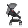 MONI Capri Kinderwagen Sommer Doppel-Vorderrad grau