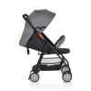 MONI Capri Kinderwagen Sommer Doppel-Vorderrad grau