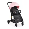 MONI Colibri Kinderwagen mit flachem Vorderrad, Einzelrad, rosa
