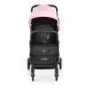 MONI Colibri Kinderwagen mit flachem Vorderrad, Einzelrad, rosa