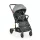MONI Colibri Kinderwagen mit flachem Vorderrad, Einzelrad, grau