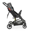 MONI Colibri Kinderwagen mit flachem Vorderrad, Einzelrad, grau