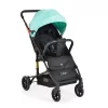 MONI Colibri Kinderwagen mit flachem Vorderrad, Einzelrad, türkis