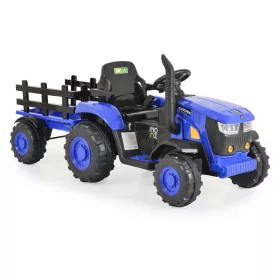 Električni traktor MONI BO Rancher s prikolicom plave boje