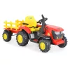 Električni traktor MONI BO Rancher s prikolicom crveno/žuta