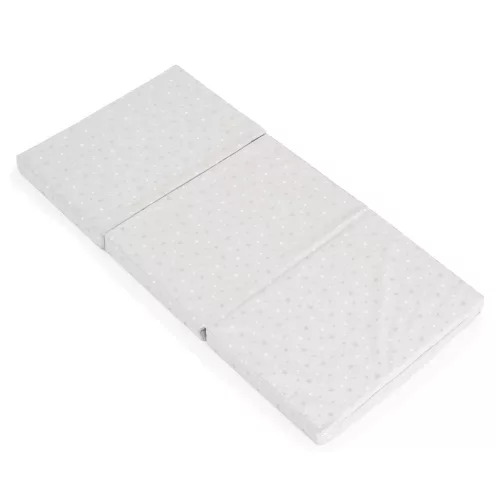 MIRAGE sklopiva tekstilna navlaka za madrac od pjene debljine 6 cm, 120x60 cm, SIVA