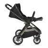 iCLICK Babakocsi 2in1 szett 22kg, aluminium váz, fordítható ülés, autom. csukható FEKETE
