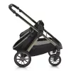 iCLICK Babakocsi 2in1 szett 22kg, aluminium váz, fordítható ülés, autom. csukható FEKETE