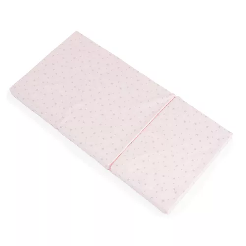 MIRAGE összecsukható 6cm szivacsmatrac textil huzat 120x60cm RÓZSASZÍN