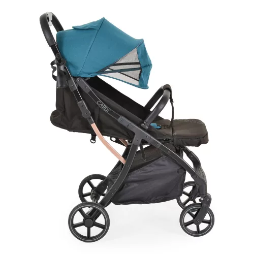 CARDI Kinderwagen, Ein-Knopf-Faltmechanismus, Netzbelüftung GRÜN