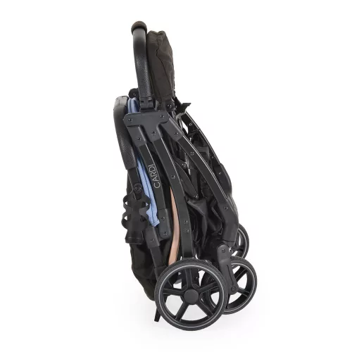 CARDI Kinderwagen, Ein-Knopf-Faltmechanismus, Netzbelüftung BLAU
