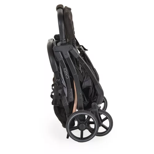 CARDI Kinderwagen, Ein-Knopf-Faltmechanismus, Netzbelüftung, SCHWARZ