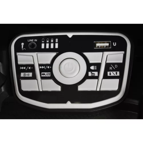 BO AUDI E-TRON 717 elektromos kisautó, 2 motor, metál PIROS