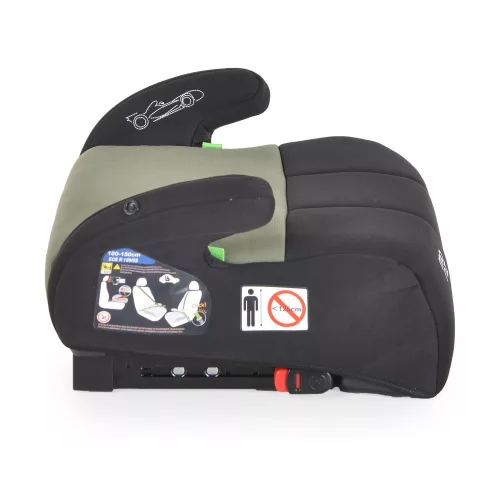 MONZA ülésmagasító isofix I-SIZE 125-150cm ZÖLD