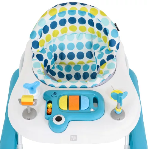 ZIZZY Babytrage mit Musik, 3-fach verstellbar, BLAU