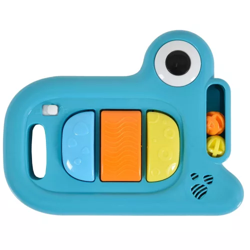 ZIZZY Babytrage mit Musik, 3-fach verstellbar, BLAU