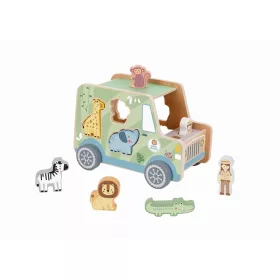   TOOKY Spielzeugauto aus Holz, Tierformverwandlungsauto, Pastellfarbe