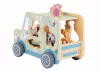 TOOKY Toy fa állatos formabedobó autó PASZTEL szín