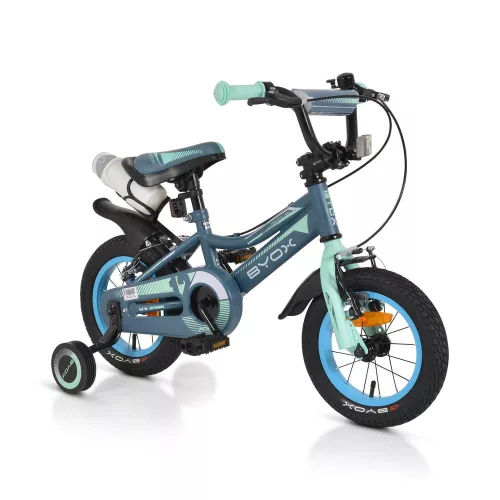 BYOX PRINCE Kinderfahrrad, Jungengröße 12, GRAU