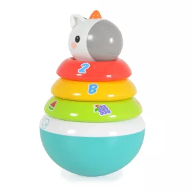   HOLA kleiner Cartoon-Turm Einhorn Roly-Poly Kunststoff BUNTEL