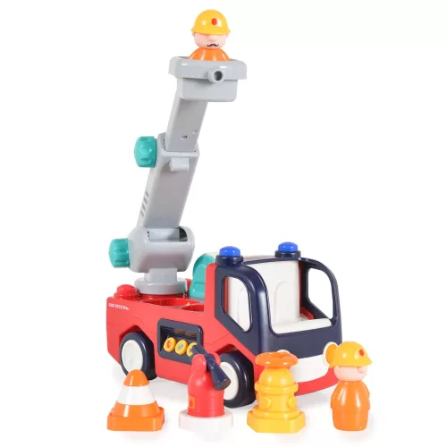 HOLA Feuerwehrwagen mit Geräuschen und Lichtern ROT