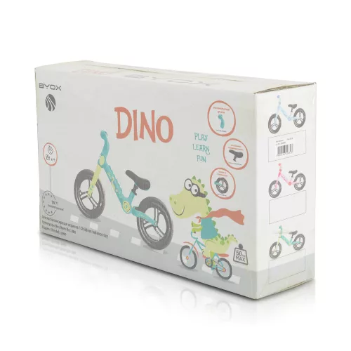 DINO futóbicikli PINK