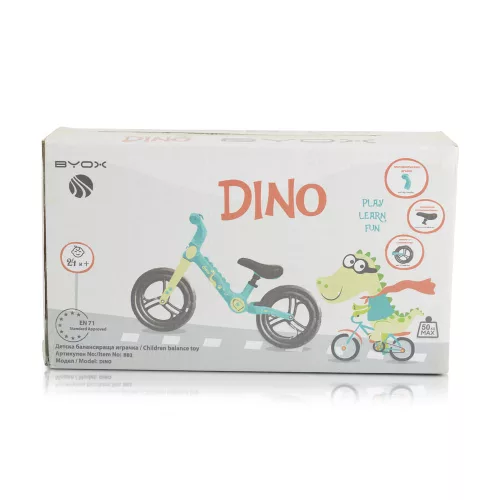 DINO bicikl za ravnotežu PLAVI