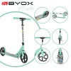 MONSTER Scooter, 2 große Räder, Stahlrahmen, 100 kg, verstellbar von 84-97 cm, GRÜN