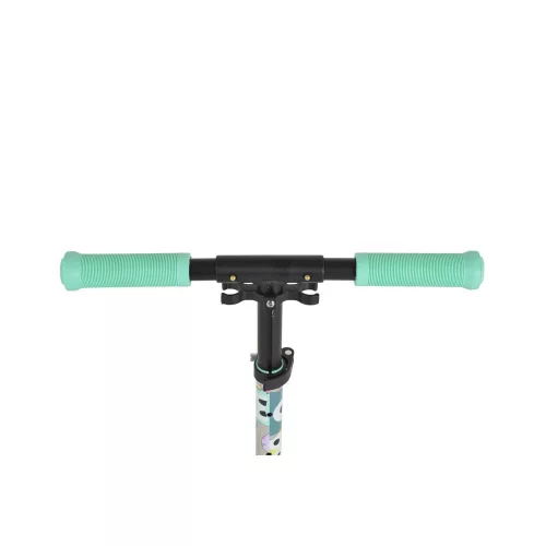 MONSTER Scooter, 2 große Räder, Stahlrahmen, 100 kg, verstellbar von 84-97 cm, GRÜN