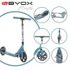 MONSTER Scooter, 2 große Räder, Stahlrahmen, 100 kg, verstellbar von 84–97 cm, BLAU