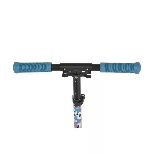 MONSTER Scooter, 2 große Räder, Stahlrahmen, 100 kg, verstellbar von 84–97 cm, BLAU