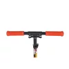 MONSTER Scooter, 2 große Räder, Stahlrahmen, 100 kg, verstellbar von 84–97 cm, ROT