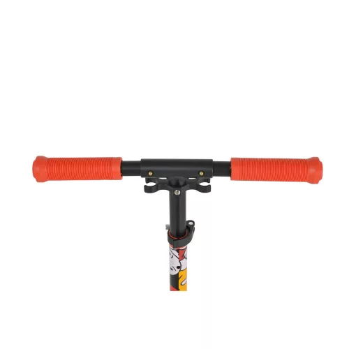 MONSTER Scooter, 2 große Räder, Stahlrahmen, 100 kg, verstellbar von 84–97 cm, ROT