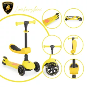 Lamborghini 2-in-1-Elektroroller GELB