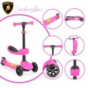 Lamborghini 2-in-1-Elektroroller PINK