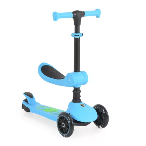 Lamborghini 2IN1 ráülős roller KÉK