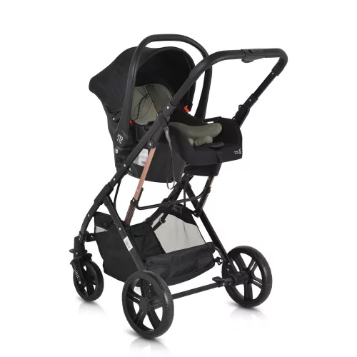 Multi autós hordozó i-size 40-87cm zöld